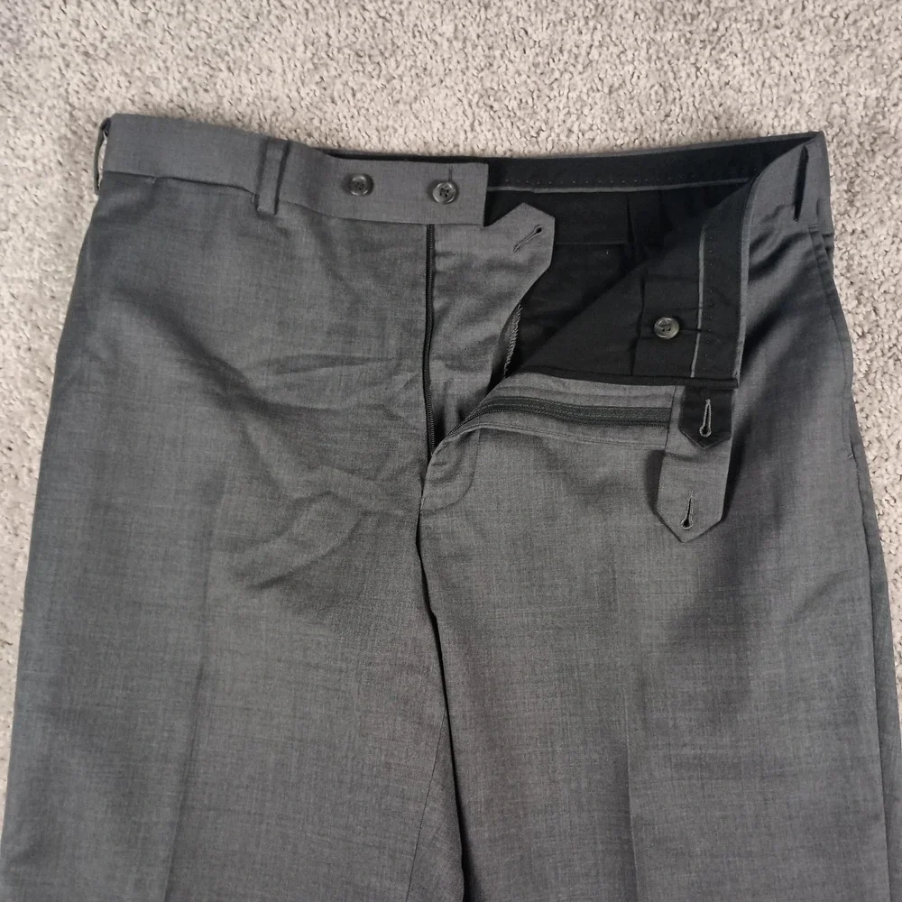 Paul Betenly 44R 38W Mens Grey Wool Vantage Water Resistant 2 Piece Suit